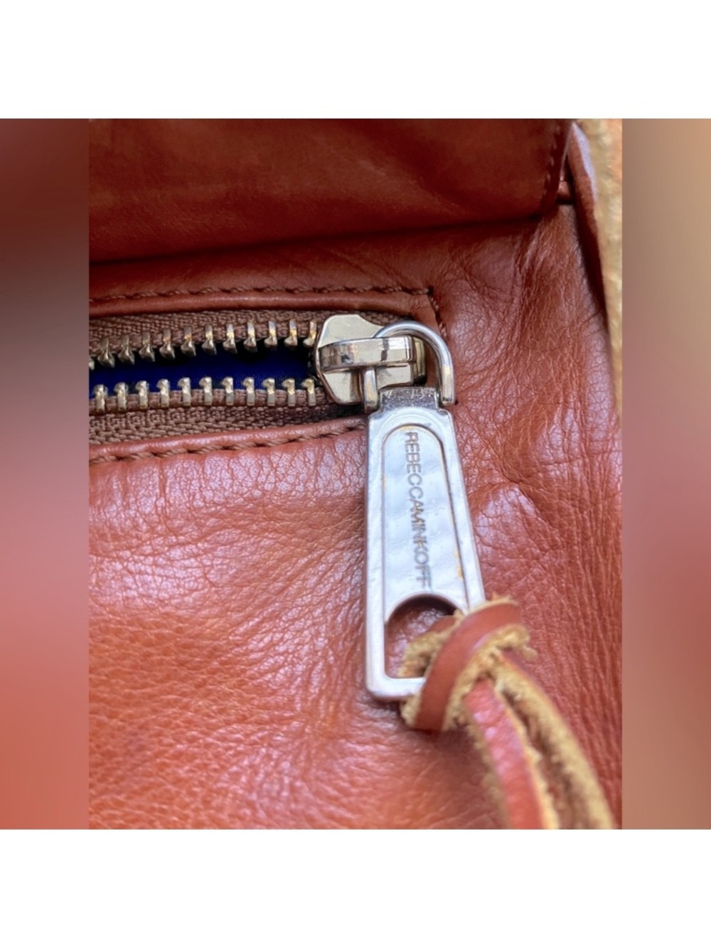 Rebecca Minkoff Mini MAC Convertible Crossbody Bag | Tan Leather - Picture 4 of 14